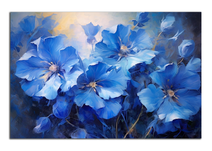 Modré květy