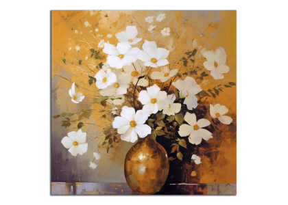 Žluté květy ve váze