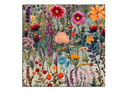 Pestrobarevné květy