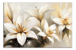 Obraz na plátně Bíložluté lilie