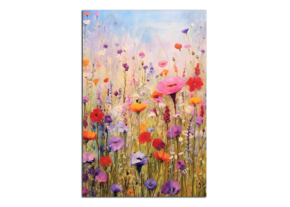 Pestré kvítí na louce