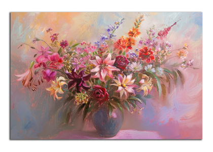 Zátiší s kyticí ve váze