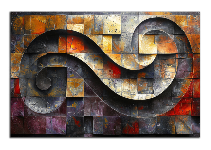 Moderní spirálová abstrakce