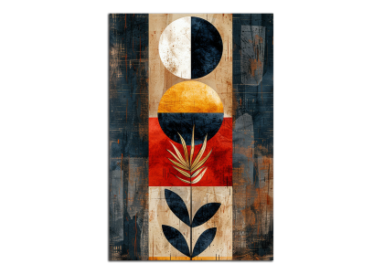 Abstrakce s rostlinou