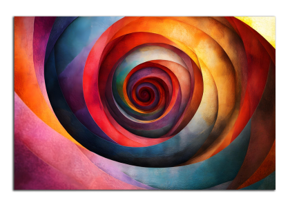 Moderní abstrakce spirála