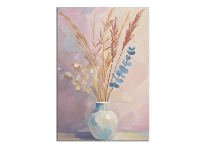 Barevné zátiší s vázou