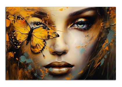 Žena a motýl