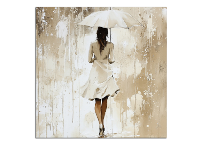 Dívka s bílým deštníkem