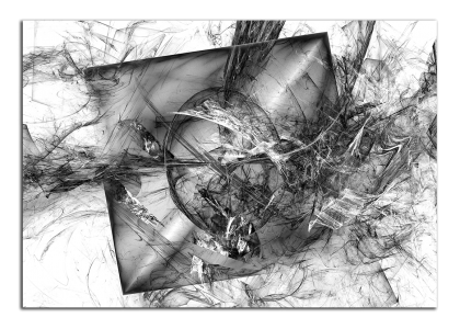 Černobílá abstrakce