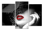 Obraz na plátně Rudé rty