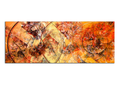 Oranžová abstrakce