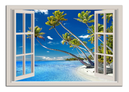 Okno do tropického ráje