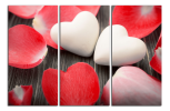 Obraz na plátně 2 srdce