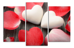 Obraz na plátně 2 srdce
