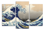 Obraz na plátně Velká vlna u Kanagawy