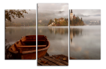 Obraz na plátně Člun na jezeře