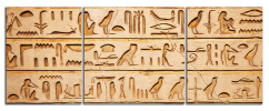 Obraz na plátně Hieroglyfy