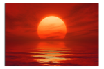 Obraz na plátně Západ slunce