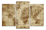 Obraz na plátně Stará mapa