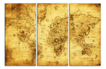 Obraz na plátně Stará mapa