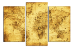 Obraz na plátně Stará mapa
