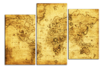 Obraz na plátně Stará mapa