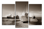 Obraz na plátně Lodě na břehu