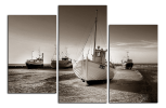 Obraz na plátně Lodě na břehu