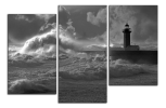 Obraz na plátně Maják a vlny