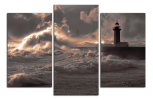 Obraz na plátně Maják a vlny