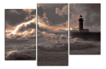 Obraz na plátně Maják a vlny