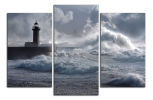 Obraz na plátně Maják a vlny