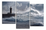 Obraz na plátně Maják a vlny