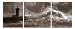 Obraz na plátně Maják a vlny