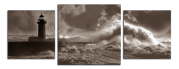 Obraz na plátně Maják a vlny