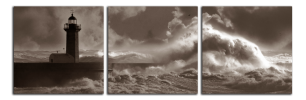 Obraz na plátně Maják a vlny