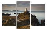 Obraz na plátně Maják na skále