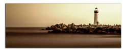 Obraz na plátně Maják a skály