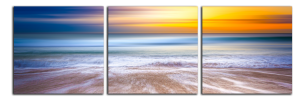 Obraz na plátně Západ slunce nad mořem