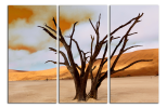 Obraz na plátně Strom a poušť