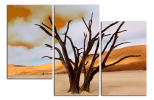 Obraz na plátně Strom a poušť