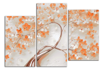 Obraz na plátně Strom s oranžovými květy
