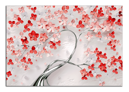 Strom s fialovými květy