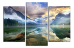 Obraz na plátně Jezero v horách