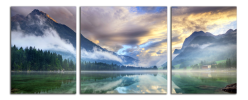 Obraz na plátně Jezero v horách