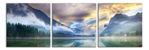 Obraz na plátně Jezero v horách
