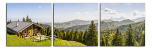 Obraz na plátně Chata v horách