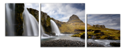 Obraz na plátně Vodopád Island