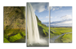 Obraz na plátně Vodopád Island