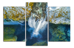Obraz na plátně Vodopád seshora
